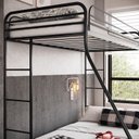 Ver imagem 2 de Beliche Casal + Solteiro em Ferro Nice Preto