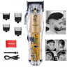Kit Maquina Transparente Barata Kemei NG-203 Shaver NG-987 - 3
