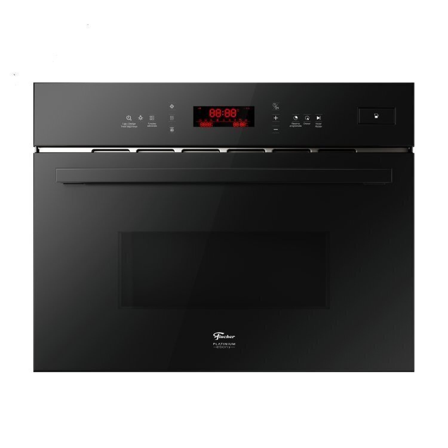 Conjunto Forno 35l 220v, Cooktop Indução Smartzone 220v, Coifa Ilha 220v Linha Ebony - 11