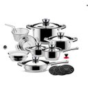 Ver imagem 1 de Jogo de Panelas Alemão - Aço Cirúrgico 23pçs - Top de Linha