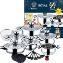 Ver imagem 2 de Jogo de Panelas Alemão - Aço Cirúrgico 23pçs - Top de Linha