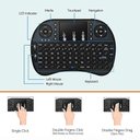 Ver imagem 3 de Mini Teclado L8 sem Fio 2.4ghz Mouse com Toutchpad