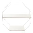 Ver imagem 3 de Prateleira Aramada com Madeira Octogonal