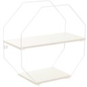 Ver imagem 4 de Prateleira Aramada com Madeira Octogonal