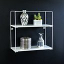 Ver imagem 1 de Prateleira Aramada com Madeira Quadrada