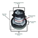 Ver imagem 3 de Motor Asp. Electrolux A10/flex 127v Bps1s 1000w - A12556901