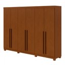 Ver imagem 2 de Guarda-roupa Casal Bertha 6 Portas 4 Gavetas Frassino - Moveis Lopas