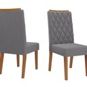 Ver imagem 6 de Conjunto Sala de Jantar Mesa Epic Tampo Vidro/mdf com 6 Cadeiras Iza