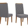 Conjunto Sala de Jantar Mesa Epic Tampo Vidro/mdf com 6 Cadeiras Iza - 6