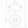 Caçarola Tramontina Solar Funda em Aço Inox Fundo Triplo com Tampa e Alças 24 Cm 6,1 L Tramontina - 9