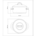 Ver imagem 4 de Caçarola Tramontina Solar Funda em Aço Inox Fundo Triplo com Tampa e Alças 24 Cm 6,1 L Tramontina