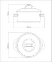 Ver imagem 4 de Caçarola Tramontina Solar Funda em Aço Inox Fundo Triplo com Tampa e Alças 24 Cm 6,1 L Tramontina