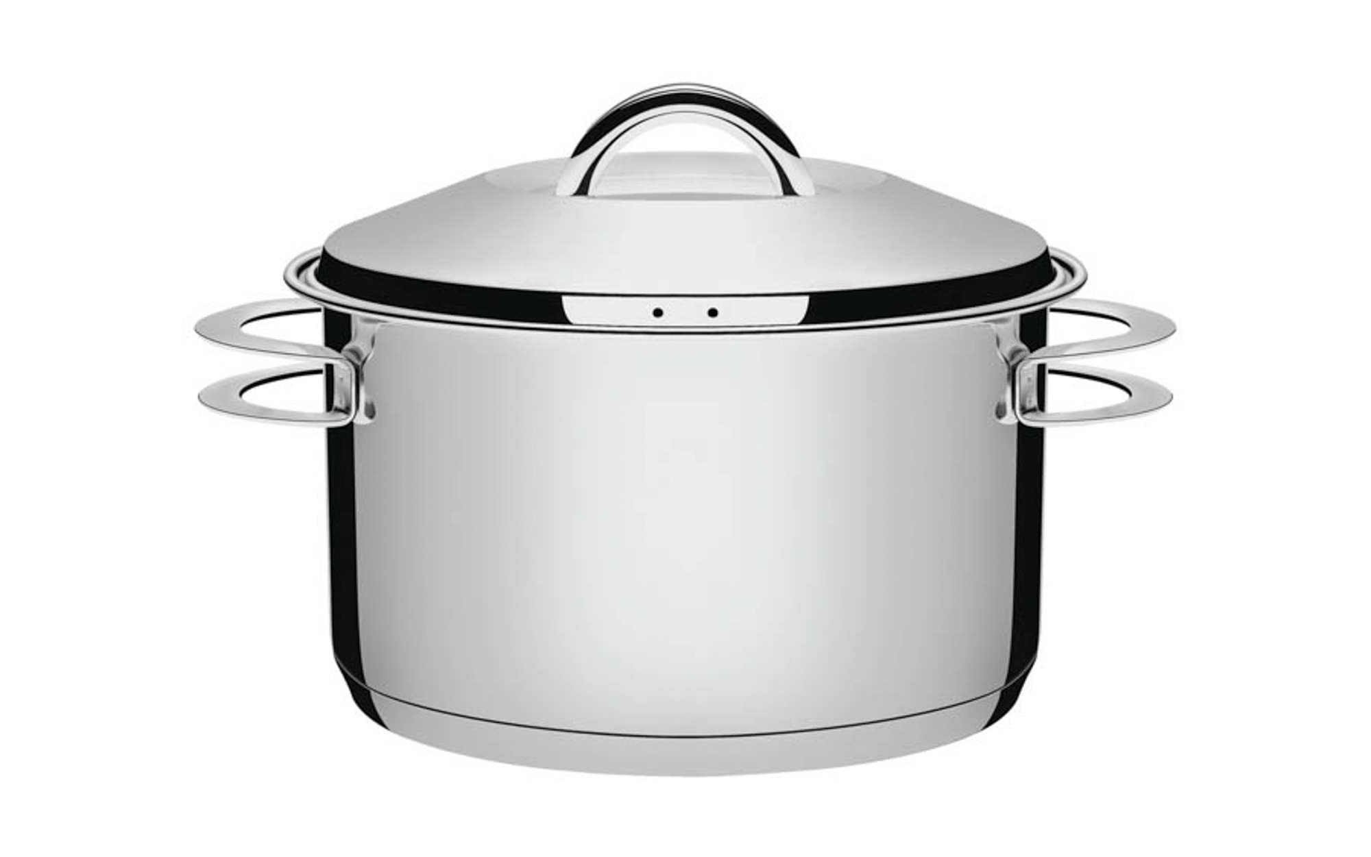 Caçarola Tramontina Solar Funda em Aço Inox Fundo Triplo com Tampa e Alças 24 Cm 6,1 L Tramontina