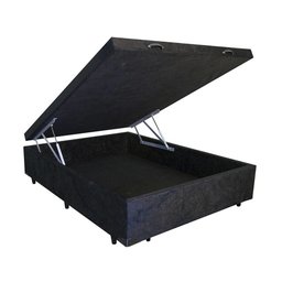 Cama Box Baú Casal + Colchão Portobel Verona D28 54x138x188 - 4