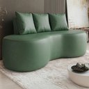 Ver imagem 2 de Sofa 2 Lugares Organico Ibiza 160 Cm Corino Verde Selva Vazzano