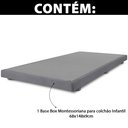 Ver imagem 2 de Base Box Mini Cama Montessoriana Solteiro Infantil 148x68x9cm - Bf Colchões