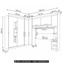 Ver imagem 7 de Guarda Roupa Casal Modulado Espelho Cp06 Delphi Avelã/cinnamon L01 - Mpozenato