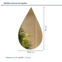 Ver imagem 3 de Espelho Orgânico Gota 3mm 78x58,4 Art Vidro