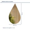 Espelho Orgânico Gota 3mm 78x58,4 Art Vidro - 3