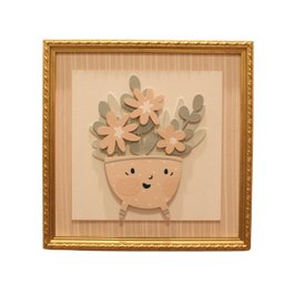 Painel Decorativo Quarto Menina Flores Botânica - 8 Peças - 10