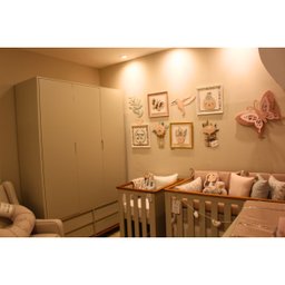 Painel Decorativo Quarto Menina Flores Botânica - 8 Peças - 6