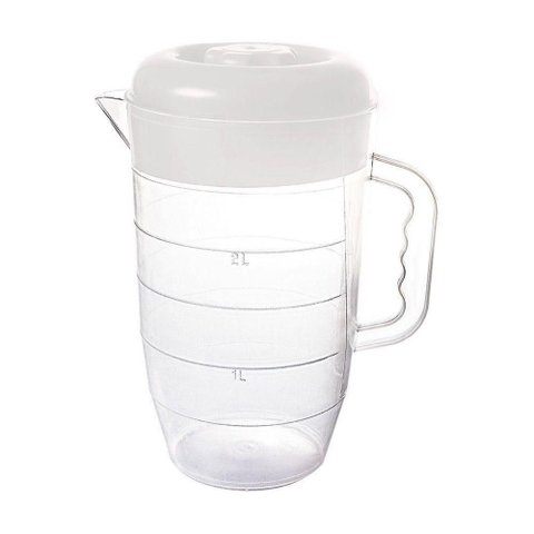 Jarra Graduada com Tampa 3l Transparente