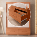 Ver imagem 5 de Guarda-roupa Solteiro 2 Portas de Correr 2 Gavetas Sereno