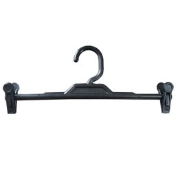Cabide com Presilha Preto de Plástico para Saias Bermudas Calças Lojas Expositor - 1