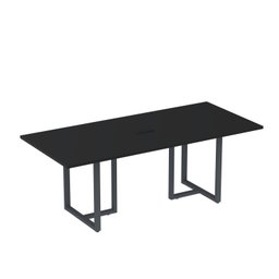 Mesa de Reunião Retangular com Power Box 200x90cm Mr2000p25tub - 2