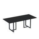 Ver imagem 1 de Mesa de Reunião Retangular com Power Box 200x90cm MR2000P25TUB Preto/Grafito
