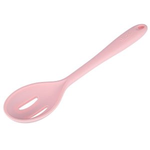 Colher Perfurada Silicone 27CM Rosa WECK