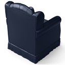 Ver mais imagens de Poltrona de Amamentação e Descanso com Balanço e Puff Lucy P04 Sintético Azul Marinho - Mpozenato