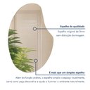 Ver imagem 4 de Espelho Orgânico 3mm 88,7x67,1 Florença Art Vidro