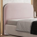 Ver imagem 2 de Cabeceira Cama Box Casal 140cm Orgânica Lanna W01 Bouclê Rosê - Lyam Decor
