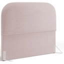 Ver imagem 1 de Cabeceira Cama Box Casal 140cm Orgânica Lanna W01 Bouclê Rosê - Lyam Decor