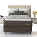 Ver imagem 5 de Conjunto Box Viúva Mola Ensacada Probel Versailles (128x188x56cm)
