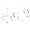 Ver imagem 2 de Misturador para Cozinha de Mesa Bica Móvel com Arejador Articulado Up