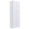 Multiuso 2 Portas 2 Gavetas Branco Poucan Jm Móveis - 2