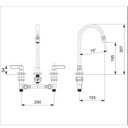 Ver imagem 2 de Misturador para Cozinha de Mesa com Bica Móvel e Arejador Articulado Lix