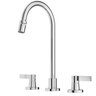 Misturador para Cozinha de Mesa com Bica Móvel e Arejador Articulado Lix - 3
