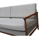 Ver imagem 3 de Sofá 3 Lugares Martino Assento Acqua Cor Cinza com Estrutura Madeira Cor Cedro 200 Cm - 66527