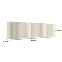 Ver imagem 2 de Cabeceira Ripada para Cama Super King 400cm 100% Mdf Cor:luna