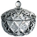Ver imagem 1 de Potiche Decorativo Bomboniere Redondo Home&co Eco Crystal 23x24x24cm Transparente
