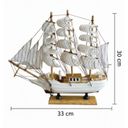 Ver imagem 2 de Barco Pesqueiro Decorativo 33 Cm - em Madeira 33 X 30 Cm
