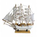 Ver imagem 1 de Barco Pesqueiro Decorativo 33 Cm - em Madeira 33 X 30 Cm