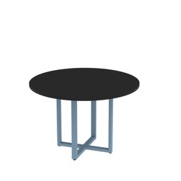 Mesa de Reunião Redonda 100cm Mrr1100p25tub - 2