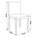 Ver imagem 4 de Kit 03 Cadeiras Sala de Jantar Madeira Maciça Steve Tela Rattan Sextavano Linho Cinza/Amêndoa G55 -