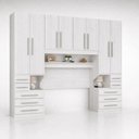 Ver imagem 2 de Guarda Roupa Casal King Size 1223SK 10 Gavetas MDF Carvalho Claro Móveis Ilan 343cm