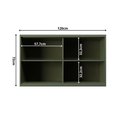 Ver imagem 6 de Armário Aéreo 120cm 2 Portas 100% MDF Cozinha Sevilha Herval Verde