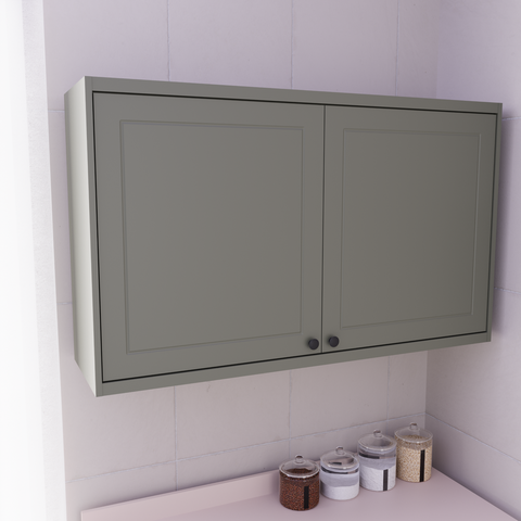 Armário Aéreo 120cm 2 Portas 100% MDF Cozinha Sevilha Herval Verde